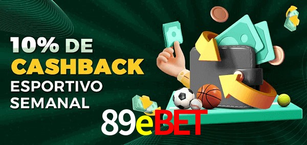10% de bônus de cashback na 89ebet