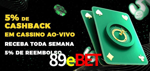 Promoções do cassino ao Vivo 89ebet